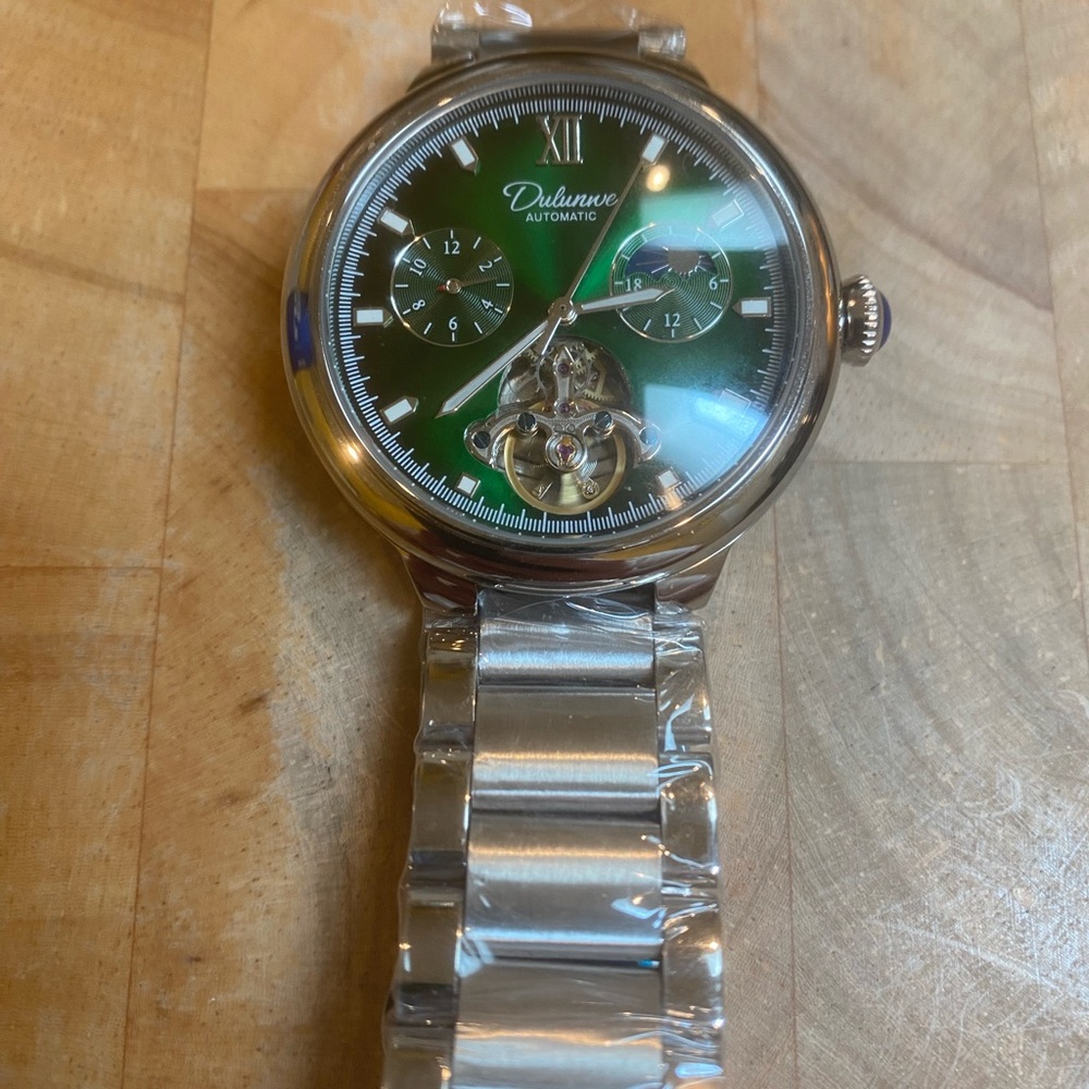 Men’s Dulunue Automatic Mechanical Tourbillon Watch